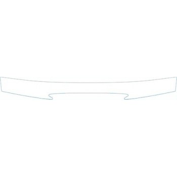 PAINT PROTECTION KIT - 2010 CHEVROLET CORVETTE ZR-1  REAR BUMPER DECK(ZR-1) KIT - PRECUT PPF CLEAR BRA WRAP