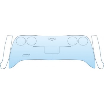 PAINT PROTECTION KIT - 2010 CHEVROLET CORVETTE ZR-1  FULL REAR BUMPER(ZR-1 3 PIECE ) KIT - PRECUT PPF CLEAR BRA WRAP