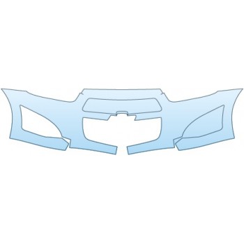 PAINT PROTECTION KIT - 2014 CHEVROLET SONIC HATCHBACK RS BUMPER - PRECUT PPF CLEAR BRA WRAP