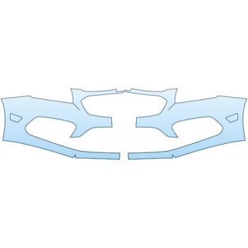 PAINT PROTECTION KIT - 2015 CHEVROLET CRUZE LS BASE BUMPER - PRECUT PPF CLEAR BRA WRAP