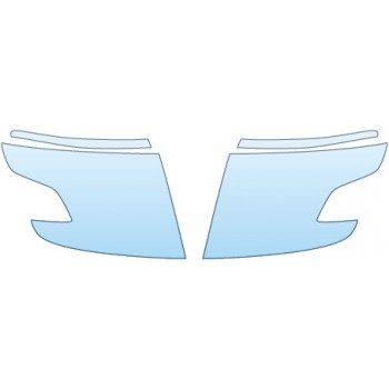 PAINT PROTECTION KIT - 2020 CHEVROLET SUBURBAN LT  HEADLIGHTS - PRECUT PPF CLEAR BRA WRAP