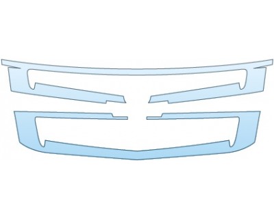 PAINT PROTECTION KIT - 2016 CHEVROLET TAHOE LS  GRILLE - PRECUT PPF CLEAR BRA WRAP