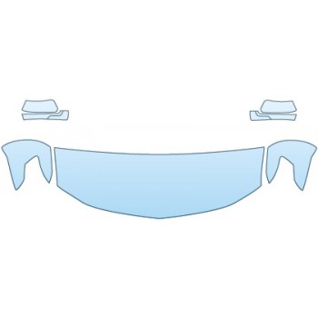 PAINT PROTECTION KIT - 2015 CHEVROLET TAHOE LS  HOOD FENDERS MIRRORS (24 INCH) - PRECUT PPF CLEAR BRA WRAP