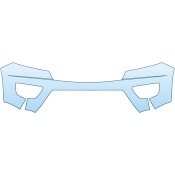 PAINT PROTECTION KIT - 2015 CHEVROLET COLORADO LT  BUMPER (LESS SEAMS) - PRECUT PPF CLEAR BRA WRAP