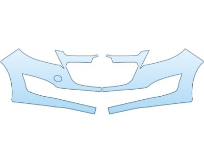 PAINT PROTECTION KIT - 2015 CHEVROLET SPARK 2LT  BUMPER - PRECUT PPF CLEAR BRA WRAP