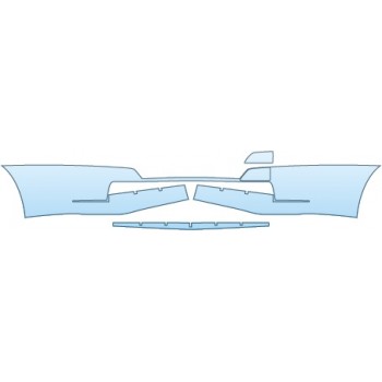 PAINT PROTECTION KIT - 2015 CHEVROLET CITY EXPRESS LT  LOWER BUMPER - PRECUT PPF CLEAR BRA WRAP