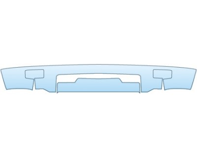 PAINT PROTECTION KIT - 2015 CHEVROLET SILVERADO 1500 LT CREW CAB LOWER BUMPER - PRECUT PPF CLEAR BRA WRAP