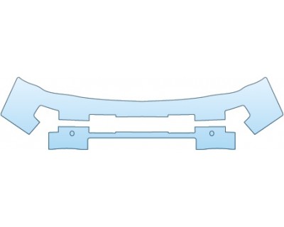 PAINT PROTECTION KIT - 2016 CHEVROLET SILVERADO 2500HD LT BUMPER (MORE SEAMS) - PRECUT PPF CLEAR BRA WRAP