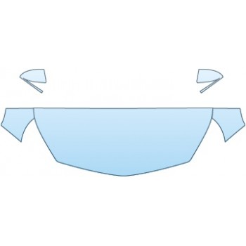 PAINT PROTECTION KIT - 2014 CHEVROLET MALIBU 1LT  HOOD FENDERS MIRRORS (24 INCH) - PRECUT PPF CLEAR BRA WRAP