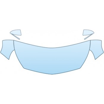 PAINT PROTECTION KIT - 2014 CHEVROLET MALIBU 2LT  HOOD FENDERS MIRRORS (30 INCH) - PRECUT PPF CLEAR BRA WRAP