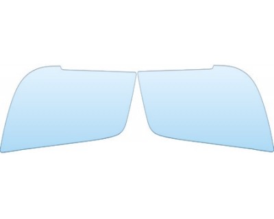 PAINT PROTECTION KIT - 2013 DODGE CHARGER RALLYE PLUS  HEADLIGHTS KIT - PRECUT PPF CLEAR BRA WRAP