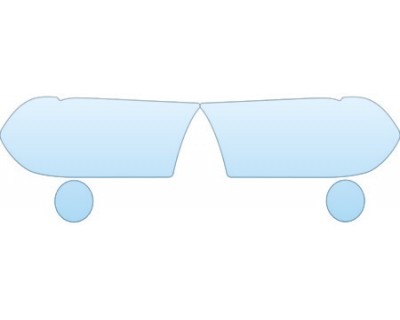 PAINT PROTECTION KIT - 2013 DODGE DURANGO CREW  HEADLIGHTS KIT - PRECUT PPF CLEAR BRA WRAP