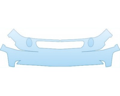 PAINT PROTECTION KIT - 2013 DODGE CHALLENGER RT-RALLYE-SE-SRT8  LOWER BUMPER KIT - PRECUT PPF CLEAR BRA WRAP