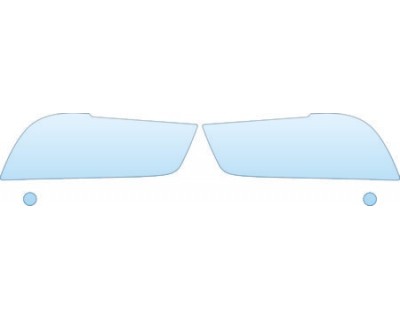 Precut PPF Kit – Clear Bra Paint Protection Film PAINT PROTECTION KIT - 2013 DODGE CHARGER SRT8 HEADLIGHTS FOGLIGHTS KIT - PRECUT PPF CLEAR BRA WRAP