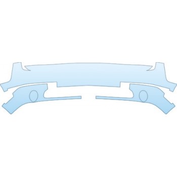 PAINT PROTECTION KIT - 2011 DODGE CHALLENGER RT-RALLYE-SE-SRT8  LOWER BUMPER KIT - PRECUT PPF CLEAR BRA WRAP