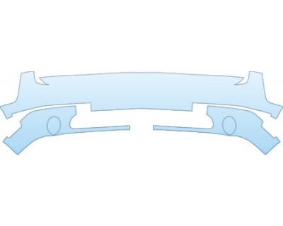 PAINT PROTECTION KIT - 2013 DODGE CHALLENGER RT-RALLYE-SE-SRT8  LOWER BUMPER KIT - PRECUT PPF CLEAR BRA WRAP