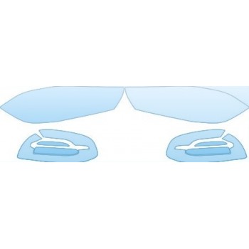 Precut PPF Kit – Clear Bra Paint Protection Film PAINT PROTECTION KIT - 2013 DODGE DART SE HEADLIGHTS FOGLIGHTS(SE SXT) KIT - PRECUT PPF CLEAR BRA WRAP