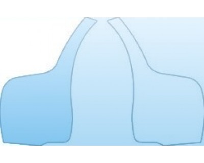 PAINT PROTECTION KIT - 2013 DODGE DART SE  SPLASH KIT - PRECUT PPF CLEAR BRA WRAP