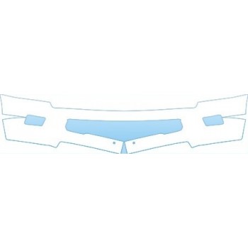 PAINT PROTECTION KIT - 2013 DODGE RAM LIMITED 3500 BUMPER KIT - PRECUT PPF CLEAR BRA WRAP