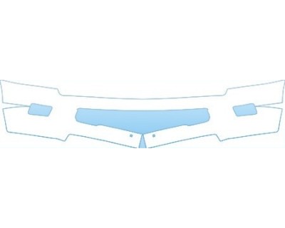 PAINT PROTECTION KIT - 2013 DODGE RAM LIMITED 3500 BUMPER KIT - PRECUT PPF CLEAR BRA WRAP