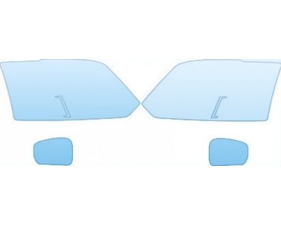 PAINT PROTECTION KIT - 2013 DODGE RAM HFE 1500 BASE HEADLIGHTS FOG LIGHTS KIT - PRECUT PPF CLEAR BRA WRAP