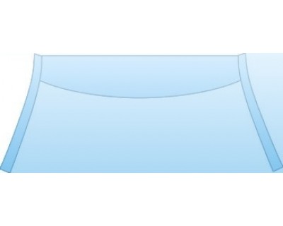 PAINT PROTECTION KIT - 2013 DODGE RAM HFE 1500 BASE ROOF A-PILLARS KIT - PRECUT PPF CLEAR BRA WRAP