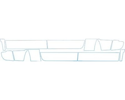 PAINT PROTECTION KIT - 2013 DODGE RAM HFE 1500 CREW CAB DOORS(CREW CAB) KIT - PRECUT PPF CLEAR BRA WRAP