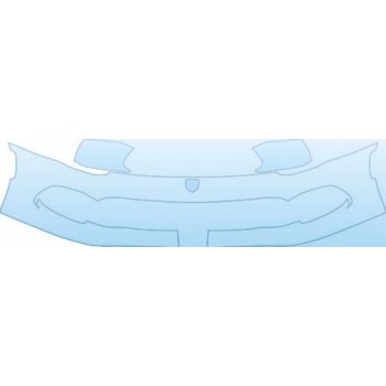 PAINT PROTECTION KIT - 2013 DODGE VIPER SRT GTS BUMPER(30 INCH) KIT - PRECUT PPF CLEAR BRA WRAP