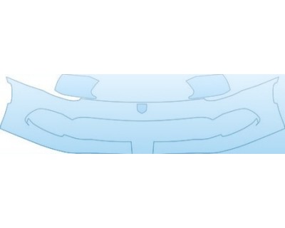 PAINT PROTECTION KIT - 2013 DODGE VIPER SRT GTS BUMPER(30 INCH) KIT - PRECUT PPF CLEAR BRA WRAP