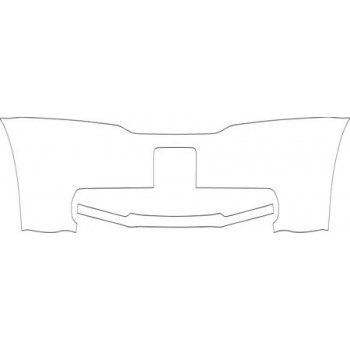 2010 DODGE AVENGER SE  Bumper With Plate Cut Out Kit