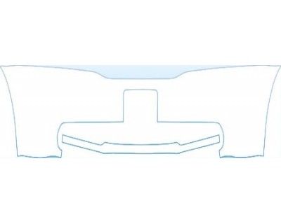PAINT PROTECTION KIT - 2010 DODGE AVENGER SE  BUMPER WITH PLATE CUT OUT KIT - PRECUT PPF CLEAR BRA WRAP