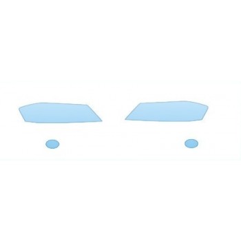 PAINT PROTECTION KIT - 2010 DODGE AVENGER SE  HEADLIGHTS FOG LIGHTS KIT - PRECUT PPF CLEAR BRA WRAP