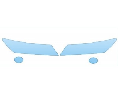 PAINT PROTECTION KIT - 2011 DODGE JOURNEY MAINSTREET  HEADLIGHTS FOG LIGHTS KIT - PRECUT PPF CLEAR BRA WRAP