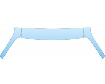 PAINT PROTECTION KIT - 2009 DODGE CHALLENGER SXT ROOF A-PILLAR KIT - PRECUT PPF CLEAR BRA WRAP