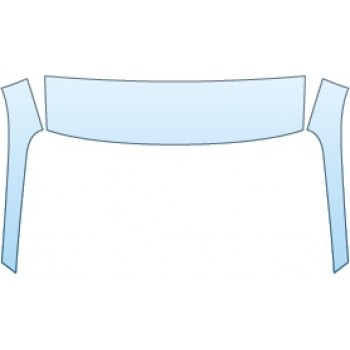 PAINT PROTECTION KIT - 2014 DODGE CHALLENGER SXT  ROOF A-PILLAR - PRECUT PPF CLEAR BRA WRAP