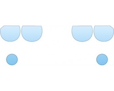 Precut PPF Kit – Clear Bra Paint Protection Film PAINT PROTECTION KIT - 2014 DODGE CHALLENGER SXT HEADLIGHTS FOG LIGHTS - PRECUT PPF CLEAR BRA WRAP