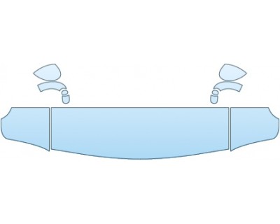 Precut PPF Kit – Clear Bra Paint Protection Film PAINT PROTECTION KIT - 2014 DODGE CHALLENGER SXT STANDARD HOOD FENDER MIRRORS - PRECUT PPF CLEAR BRA WRAP