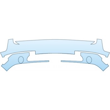 PAINT PROTECTION KIT - 2014 DODGE CHALLENGER SXT  LOWER BUMPER - PRECUT PPF CLEAR BRA WRAP