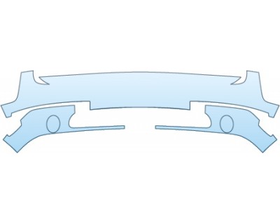 Precut PPF Kit – Clear Bra Paint Protection Film PAINT PROTECTION KIT - 2014 DODGE CHALLENGER SXT LOWER BUMPER - PRECUT PPF CLEAR BRA WRAP