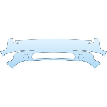 PAINT PROTECTION KIT - 2014 DODGE CHALLENGER SXT  LOWER BUMPER - PRECUT PPF CLEAR BRA WRAP