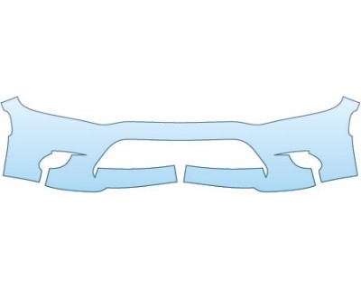 PAINT PROTECTION KIT - 2015 DODGE CHARGER SRT 392  LOWER BUMPER - PRECUT PPF CLEAR BRA WRAP