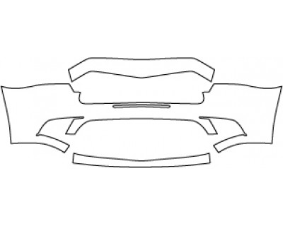 2014 DODGE CHARGER RALLYE  Bumper(with Upper Facia)