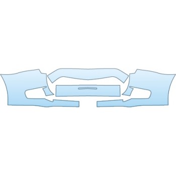 PAINT PROTECTION KIT - 2014 DODGE CHARGER SRT8  BUMPER - PRECUT PPF CLEAR BRA WRAP