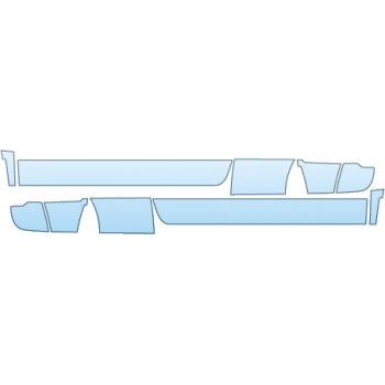 PAINT PROTECTION KIT - 2015 DODGE RAM 1500 SPORT DOORS (QUAD CAB) - PRECUT PPF CLEAR BRA WRAP