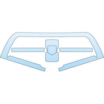 PAINT PROTECTION KIT - 2015 DODGE RAM 3500 TRADESMAN GRILLE - PRECUT PPF CLEAR BRA WRAP