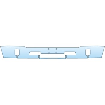 PAINT PROTECTION KIT - 2015 DODGE RAM 1500 TRADESMAN LOWER BUMPER - PRECUT PPF CLEAR BRA WRAP