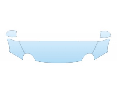PAINT PROTECTION KIT - 2012 FIAT 500 SPORT  HOOD FENDER MIRRORS KIT - PRECUT PPF CLEAR BRA WRAP