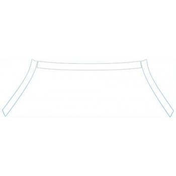 2012 FIAT 500 LOUNGE  Roof A-pillars Kit