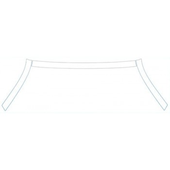 2012 FIAT 500 LOUNGE  Roof A-pillars(with Sunroof) Kit