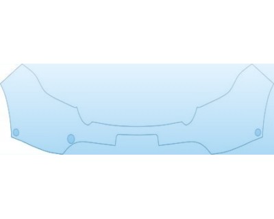 PAINT PROTECTION KIT - 2012 FORD EXPLORER LIMITED  BUMPER(LIMITED WITH PLATE CUT OUT) KIT - PRECUT PPF CLEAR BRA WRAP